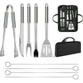 thumbnail image 1 of BBQ Utensil Set Stainless Steel Professional Barbecue Accessories Grill Tool with Bag Easy to Carry, 1 of 5