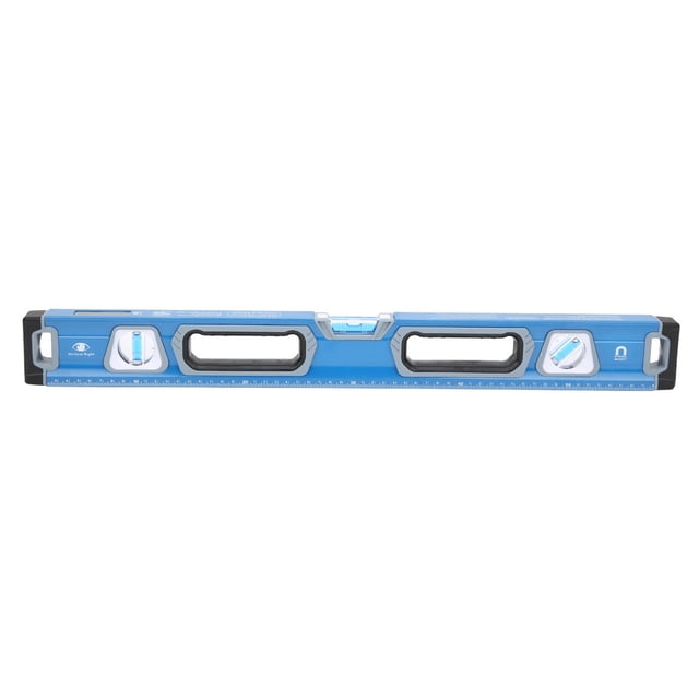 Herramienta de carpintería con regla de nivel de burbuja azul de nivel de burbuja de aleación de aluminio de 600mm