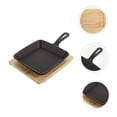 thumbnail image 2 of BRIGHTFUFU 1 Set Skillet Pan Cast Iron Square Non-sticky for Kitchen Use, 2 of 7