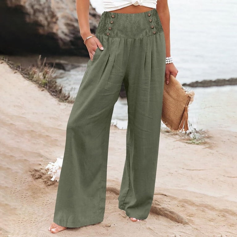 Summer Pants for Women Comfy Dress Pants for Women Yoga Medium Lightweight Vacation Womens Tall Length Petite Bottoms Business Casual High Waist Yoga Dress Sweatpants Army Green M - Walmart.com Summer Pants for Women Comfy Dress Pants for Women Yoga Medium Lightweight Vacation Womens Tall Length Petite Bottoms Business Casual High Waist Yoga Dress Sweatpants Army Green M - Walmart.com