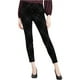 thumbnail image 1 of Pantalones casuales flocados maison Jules para mujer, negro, pequeño, 1 of 2