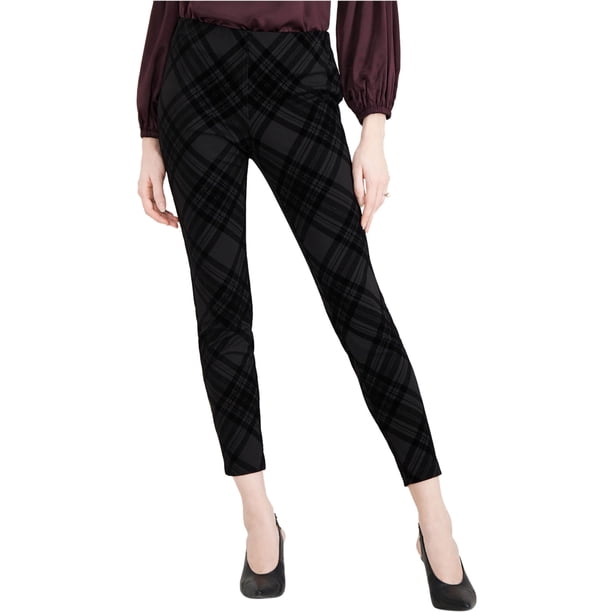 Pantalones casuales flocados maison Jules para mujer, negro, pequeño