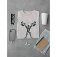 thumbnail image 3 of Knight Bodybuilder T-Shirt Men -Image by Shutterstock, Male 4X-Large, 3 of 4