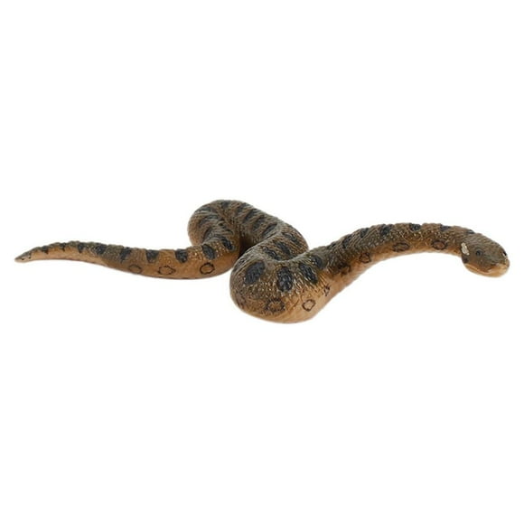 Realistic Rubber Toy Snake Brown Snakes Preschool Toys