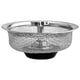 thumbnail image 2 of Filtro de repuesto para fregadero de acero inoxidable | Colador/tapón de desagüe de cocina universal de 3.26 pulgadas | Cesta de malla resistente a la corrosión | Se adapta a desagües estándar de, 2 of 8