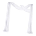 thumbnail image 1 of segolike Arch Drape Wrinkle Resistant 6 Yard 70x550cm Party Backdrop Curtain Panels Arbor 2pcs White, 1 of 9