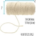 thumbnail image 4 of The Beadsmith 100% Hemp Cord – Natural Color – 2mm, 197 Foot Spool, 48LB Test Strength – Twine for Jewelry Making, Macrame, Paper Crafts, Gardening, Scrapbooking, Home Décor, DIY String Art & More, 4 of 6