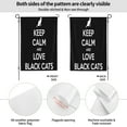 thumbnail image 2 of XMXY Cat Black Garden Flags Double Sided,Farmhouse Holiday Yard Outdoor Sign Decor Flag 28"x40", 2 of 8
