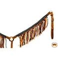 thumbnail image 3 of Hilason Horse Flat Braided Paracord Crystal Fringes Breast Collar, 3 of 4