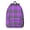 Purple and Black, variant on Purple and Black Checkered Pattern Backpack for School, Cute School Bag with Adjustable Shoulder Straps and Padded Back, 15.7"x11.8"x5.5"