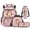 Book Star Owl, variant on Book Nerd Axolotl Girls Backpack 4PCS Set with Lunch Box, 17" Cute School Bag Water Bottle Sleeve for Age 7-12
