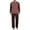 S1-Red, variant on successthop Plaid Pajama Set Men Plus Size Slash Shoulder Long Sleeve Crewneck Causal Tops and Full Pant Sleepwear Blue