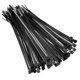 thumbnail image 2 of 8 Inch Heavy Duty Cable Ties Made of Premium Plastic with 50 lbs Tensile Strength, Self-Locking Black Nylon Ties for Indoor and Outdoor Use, 2 of 3