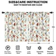 thumbnail image 2 of Blackout Kids Curtains,Pioneer Flower Floral Print Pattern Childrens Insulated Curtains Set Of 2,Bedroom Essentials,Toddler Room Decor 42"x54", 2 of 5