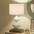 thumbnail image 4 of Evelyn&Zoe 21" Traditional Metal Table Lamp with White Drum Linen Shade, 4 of 10