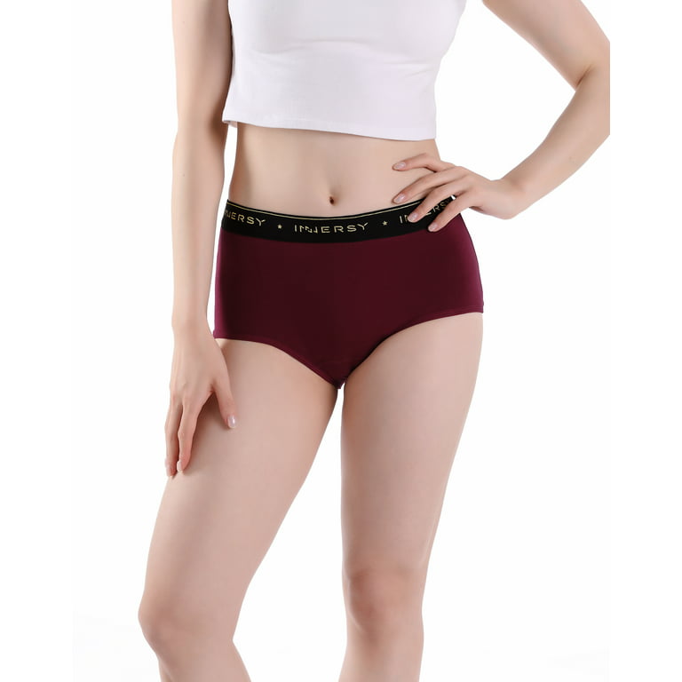 Innersy + High Waisted Cotton Underwear (5-Pack)