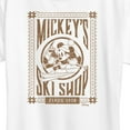 thumbnail image 3 of Disney - Mickey's Ski Shop - Women's Short Sleeve Graphic T-Shirt, 3 of 5
