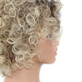 thumbnail image 3 of BRIGHTFUFU Peluca Afro De Temperatura En Color Dorado Con Y Cómoda, 3 of 8