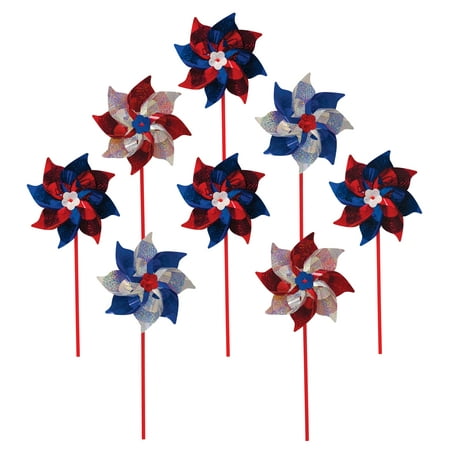 In the Breeze 2863 - Patriot Sparkle Pinwheel 8PC  8  Colorful Patriotic Mylar Pinwheels price history on PriceWatchPro