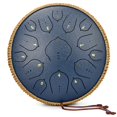 thumbnail image 1 of Tambor de acero, Natraldrum, 15 notas en re mayor, azul marino, 1 of 7