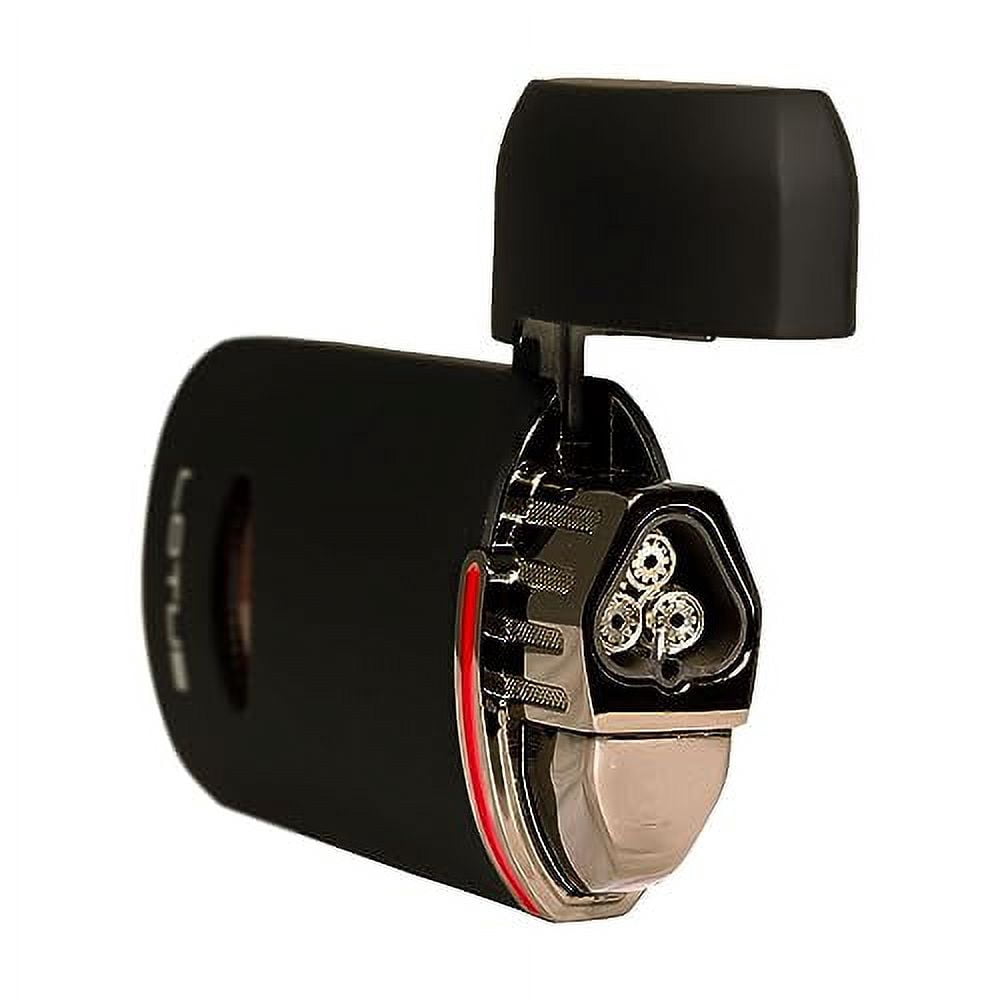 Lotus Matrix Triple Torch Lighter with Punch - Black