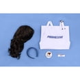 thumbnail image 2 of Costume Agent Progressive Flo TV Commercial Character Nametag Wig Apron Halloween Costume, White, 2 of 6