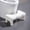 white, variant on MOJINO 7" Toilet Stool, Non-Slip Poop Stool for Adults, Portable Squatting Toilet Step Stool for Bathroom, Potty Foot Rest for Pooping, Fits Adults, Seniors