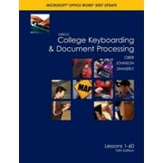 Gregg College Keyboarding & Document Processing (GDP); Microsoft Word 2007 Update, Lessons 1-60 text [Spiral-bound - Used]