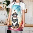 thumbnail image 3 of Hello 2025 Bernese Mountain Dog Celebrates Happy New Year Firework Balloon Apron Berner Lover Gifts for Cooking Grilling Baking Painting Gardening - 02024, 3 of 5