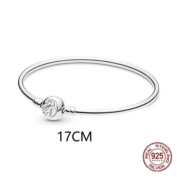 Pulsera de plata de ley 2023 100% para mujer, joyería de Color, regalos de amistad, 925