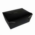 thumbnail image 1 of Pack N' Eat Black Number 4 Take Out Box -- 160 per case, 1 of 1