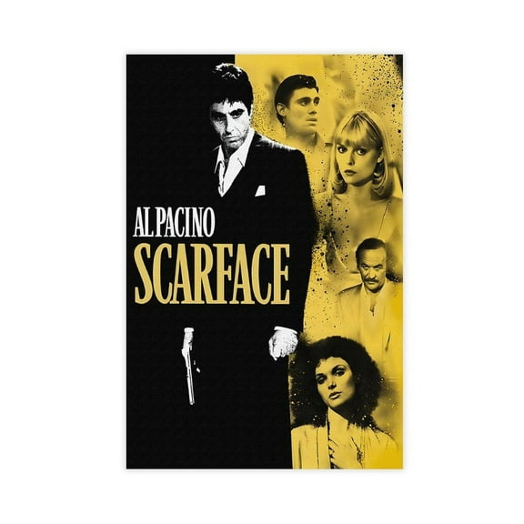 Scarface Movie Poster(5) Canvas Poster Wall Art Decor Print Picture Paintings for Living Room Bedroom Decoration