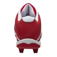 thumbnail image 6 of Athletic Works Youth Unisex Baseball Cleats, Red Kids, 6 of 6