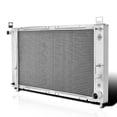 thumbnail image 1 of Spec-D Tuning Radiateur de Refroidissement en Aluminium de Performance à une Rangée Compatible avec la Transmission Automatique Chevy Silverado 4.8L 5.3L V8 1999-2004, 1 of 4