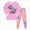 B64-Pink, variant on Quealent Pajama Sets Long Sleeve Soft Comfy Sleepwear PJS 6-12 Months 12-24 Months 2t 3t 4t 5t 6t 7t 8t 9t Children Light Pink 5-6 Years