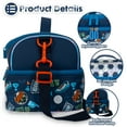thumbnail image 2 of YOYTOO Insulated Lunch Bag, Double Deck Lunch Tote Bag Cooler Box with Adjustable Strap, Soccer, 2 of 8