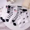 thumbnail image 5 of 8 estilos de medias de tubo, calcetines Kawaii Kuromi, calcetines femeninos de moda de otoño, departamento bonito, linda versión coreana de medias femeninas, 5 of 5