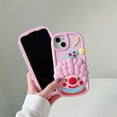 thumbnail image 2 of Kawaii Phone Cases for iPhone 11,Cute Cartoon Clown Phone Case 3D Funny Pink Clown Phone Case for Women Girls Soft Silicone Shockproof Cover for iPhone 11, 2 of 14