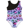 thumbnail image 5 of WIBACKER Gymnastics & Dance Ballet Leotard for Girls Sparkly Activewear One Piece Tumbling Outfit - Purple Spots, 5 of 10