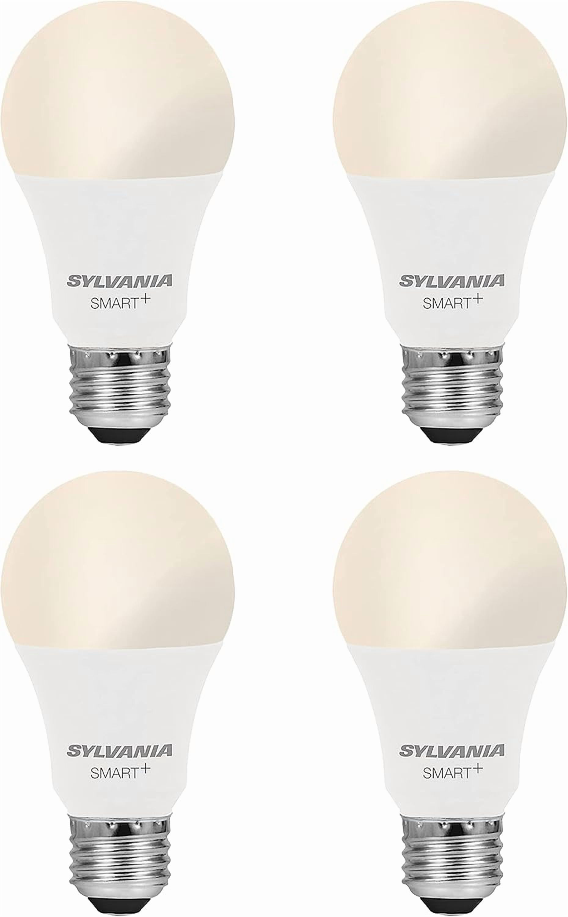 Sylvania Smart+ LED Light Bulbs Full Color Dimmable 4-Pack photo 1