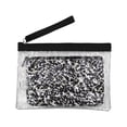 thumbnail image 1 of Bolsa George para Mujer Accesoria Mini Transparente con Cierre, Estampado Manchas Negro, 1 of 4