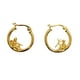 thumbnail image 1 of Pendientes de aro caprichosos con ángel y diablo, joyas para mujer, 1 of 8