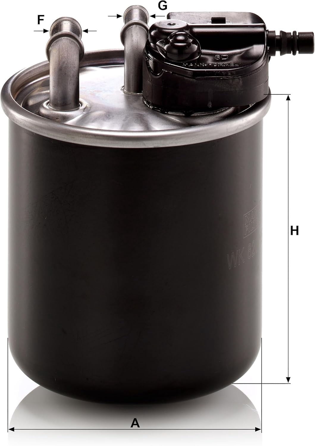 MANN-FILTER WK 820/15 - Fuel Filter for Select Mercedes Sprinter Models Without Integrated Fuel Heating Option