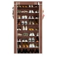 thumbnail image 1 of Ktaxon 10 Tiers Shoe Rack Shoe Shelf Shoe Storage Cabinet Organizer Space Saving Shoes Tower with Dustproof Cover Closet, Multiple Colors, 1 of 15