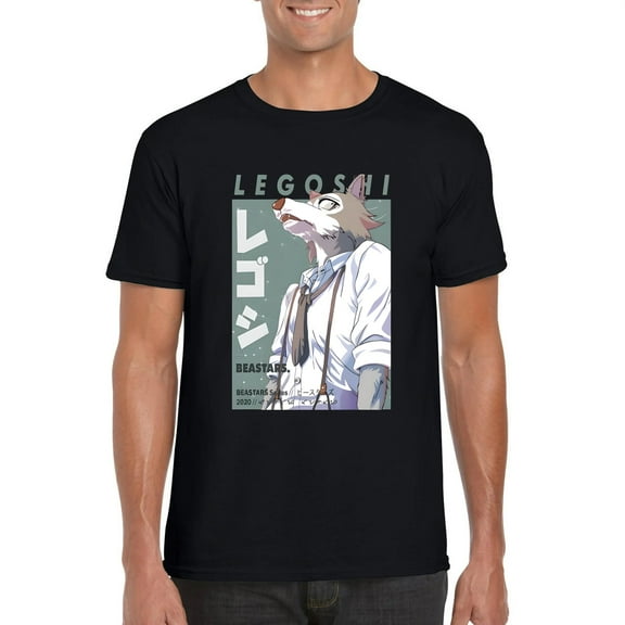 Beastars Legoshi Wolf Japanese Anime Manga Fan Art Graphic Unisex T-Shirt