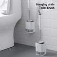 thumbnail image 2 of Soporte Para Cabezal De Escobilla De Baño Con Mango De Soporte Cerdas Suaves Juego De Limpieza De Baño Accesorios Para Inodoro Montados En La Pared Kearding HA018332-00, 2 of 5