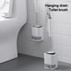 thumbnail image 2 of Soporte Para Cabezal De Escobilla De Baño Con Mango De Soporte Cerdas Suaves Juego De Limpieza De Baño Accesorios Para Inodoro Montados En La Pared matsuzay HA018332-00, 2 of 5