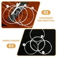 thumbnail image 3 of Baluue 4-Pack Clear Nylon Ukulele Strings Set for Balanced Sound, Musical Wire Replacement Strings, 3 of 8