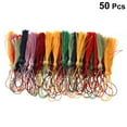 thumbnail image 2 of 50pcs Chinese Knot Tassel Hanging Fashion Tassel for Key Chain Clothes Bookmark Decoration (Color Random), 2 of 9