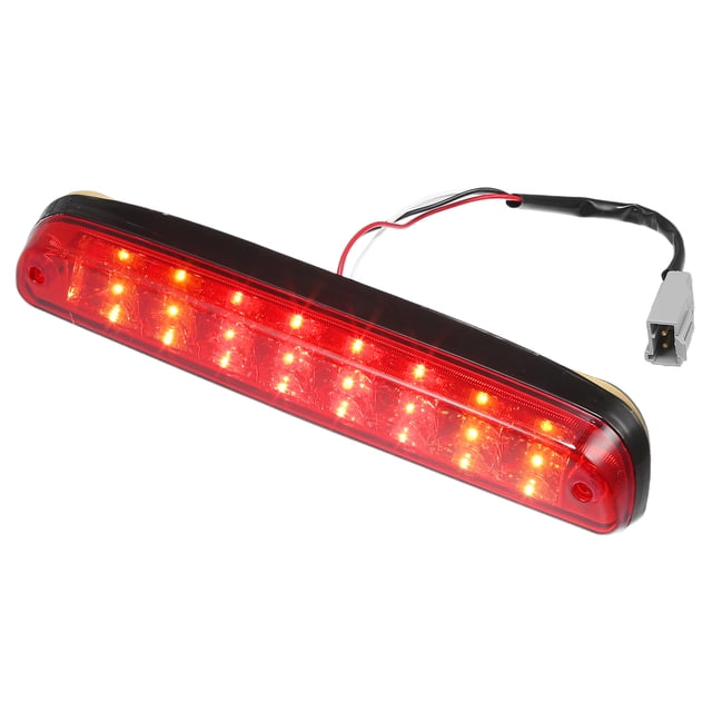 Luz trasera de freno de montaje alto No.UP2151580B tercera luz de freno para Ford F-250 2013-2016 ABS rojo